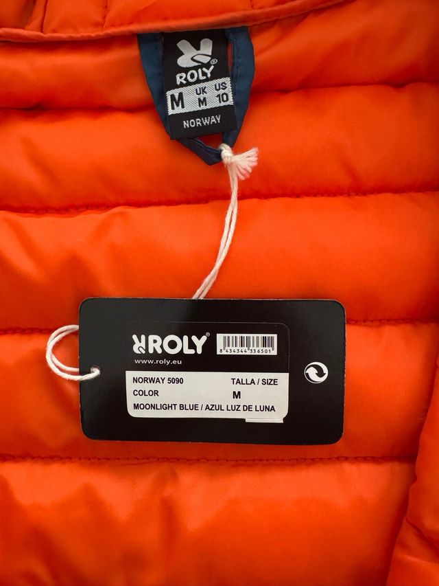 Plumón azul marino talla M