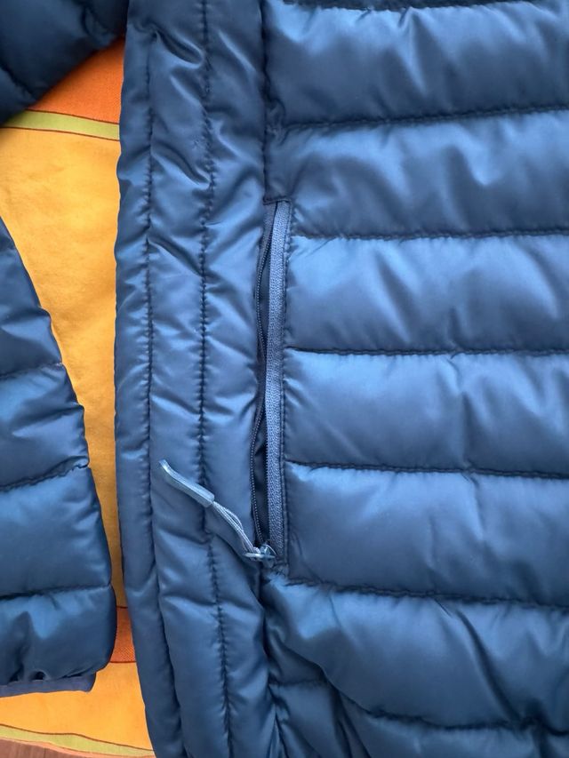 Plumón azul marino talla M