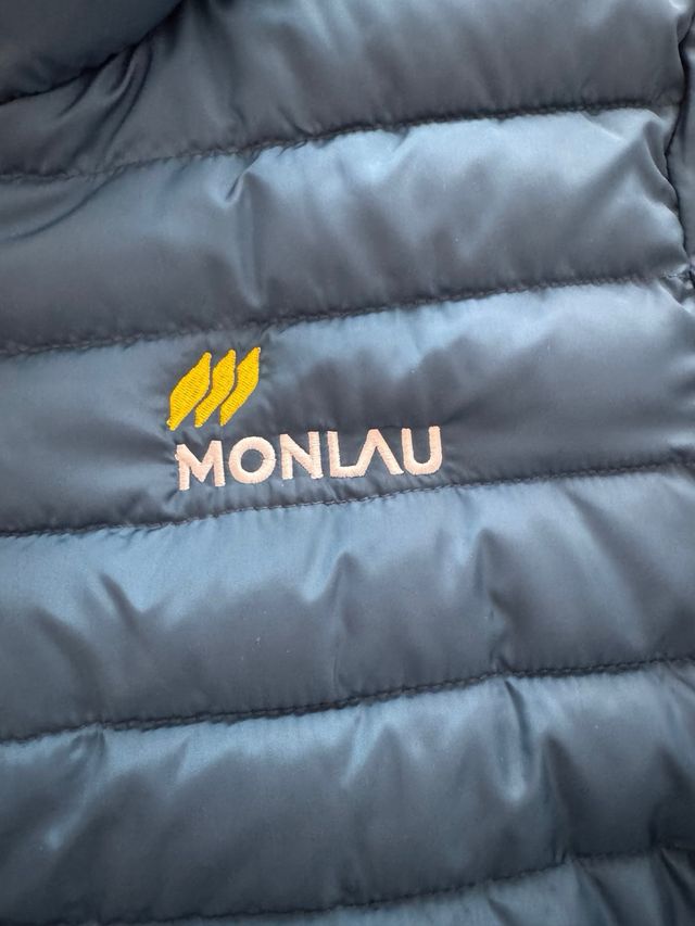 Plumón azul marino talla M