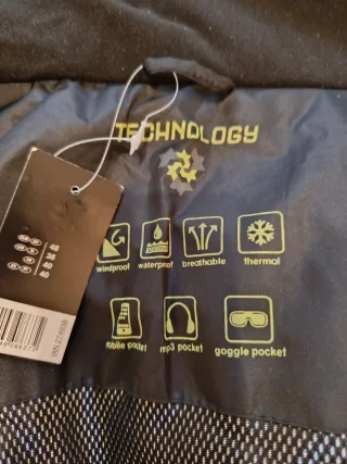 Abrigo Nieve Crivit Talla M-40