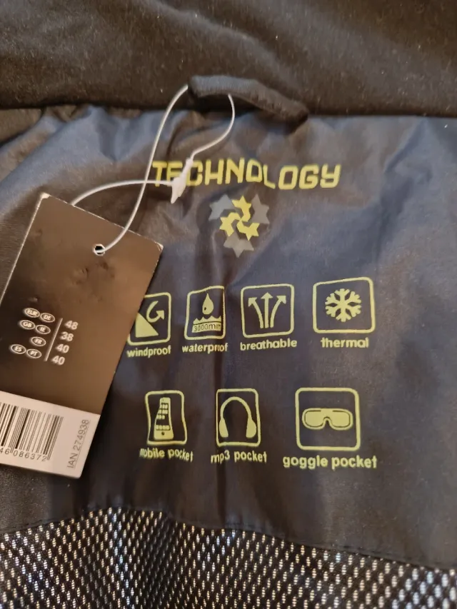 Abrigo Nieve Crivit Talla M-40