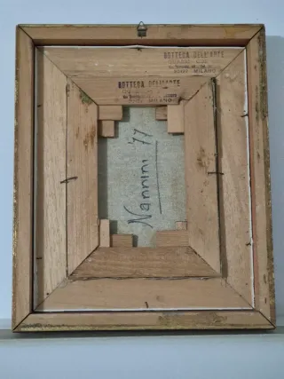 Coppia quadri olio su tela