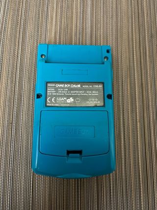 Consola Game Boy Color Turquesa + 5 Juegos