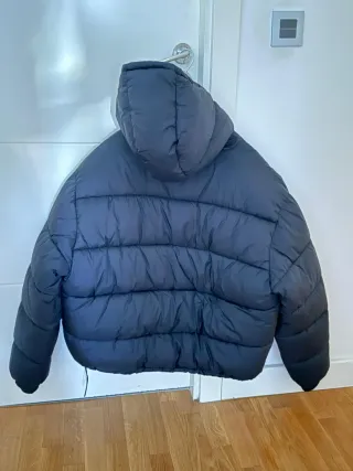 Cazadora plumífera Zara Negra XL