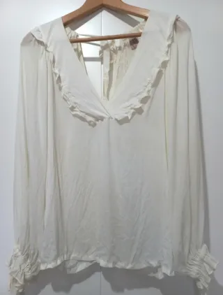 Blusa Meme Road Crema Talla 42