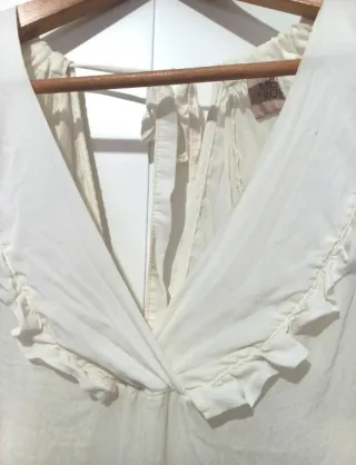 Blusa Meme Road Crema Talla 42