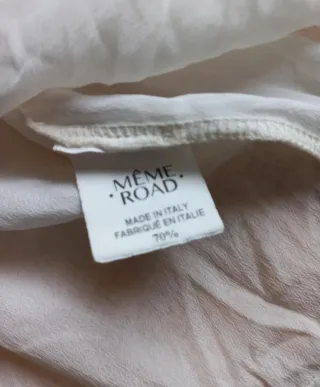 Blusa Meme Road Crema Talla 42