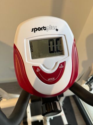 Bicicleta Elíptica Fitness Blanca