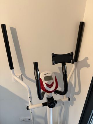 Bicicleta Elíptica Fitness Blanca