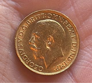 Moneda soberano de oro, 1 Libra Esterlina año 1918