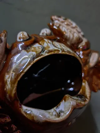 Cenicero de cerámica vintage