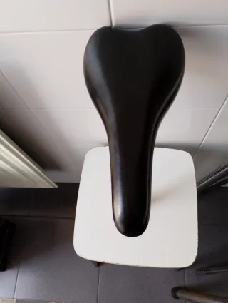 Sillín B-PRO Negro con tija de aluminio de 27;2