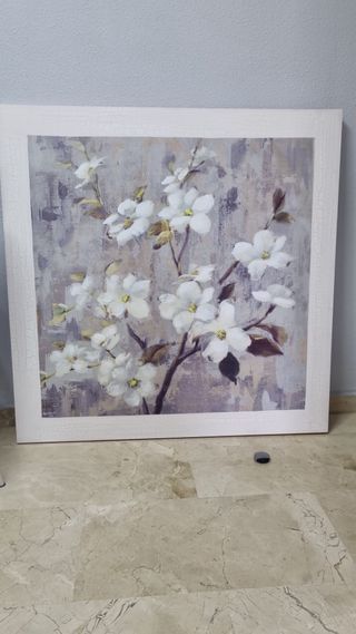 Cuadro Flores 1m x 1m