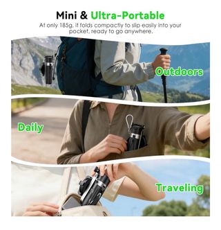 Trípode Selfie Stick Magnético Mini LED