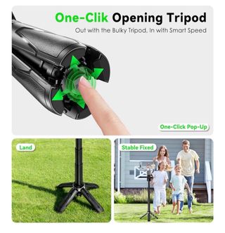 Trípode Selfie Stick Magnético Mini LED