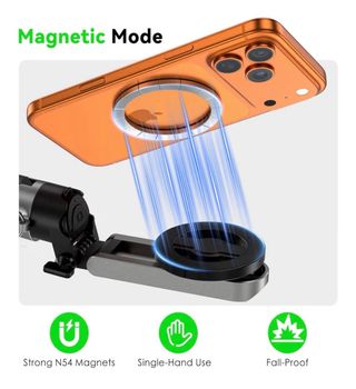 Trípode Selfie Stick Magnético Mini LED