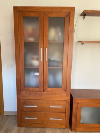 Muebles salón comedor madera