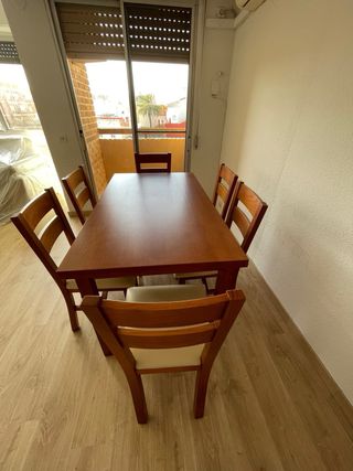 Muebles salón comedor madera