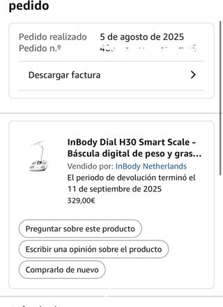 Báscula Profesional InBody DIAL H30
