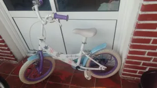 Bicicleta Infantil 14 Frozen Lila