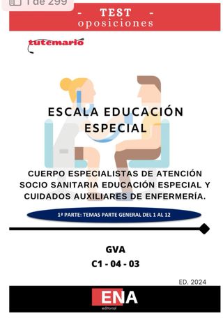 Temario Oposiciones Educación Especial