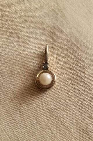 ANTIGUO PENDENTIF FRANCES DE PLATA