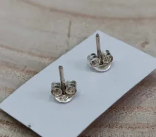 Pendientes de Plata con Rubí