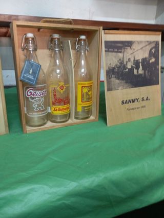 Caja 3 Botellas Gaseosa Antiguas SANMY S.A.