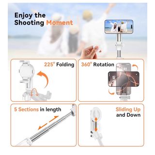 Trípode Selfie 4 en 1 ALAFly Blanco