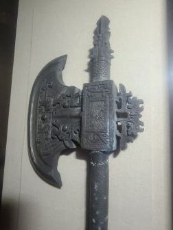 Quadro Replica Ascia da Guerra con Cornice in Legno