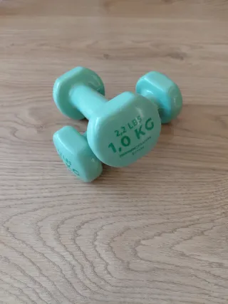 Mancuernas 1kg Decathlon (2 unidades)