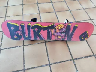 Tabla Snowboard Burton 100cm + Fijaciones