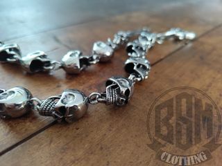 Catena portafoglio teschio