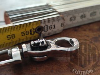 Catena portafoglio teschio