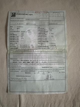 Piaggio Vespa S 125cc Scooter