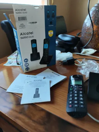 Alcatel S250 Dúo - 2 Teléfonos Inalámbricos