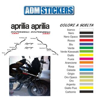 Kit Adesivi Grafica Aprilia Caponord 1000