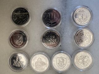10 monedas Ucrania edición limitada