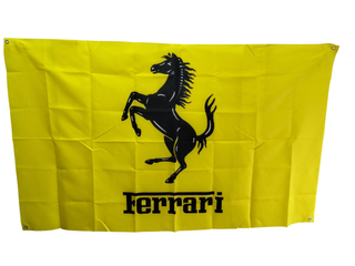 Bandiera Ferrari 90x150cm Stoffa Sintetica