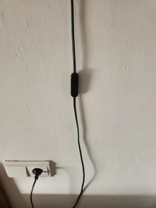 Lámpara de pared floral metal y cristal