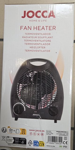 Calefactor Jocca 2000W - NUEVO