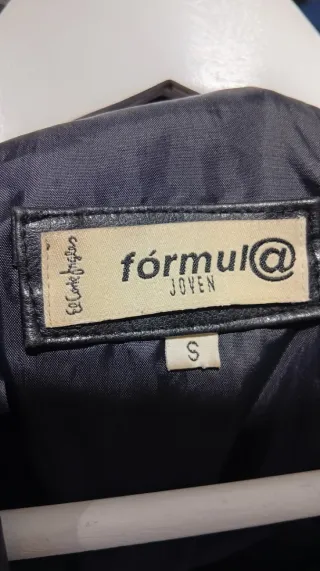 Chaqueta polipiel tres cuartos Formula Joven Talla