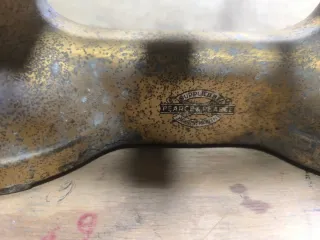 Báscula antigua de hierro para coleccionistas