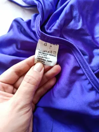 Conjunto ballet morado y zapatillas rosa