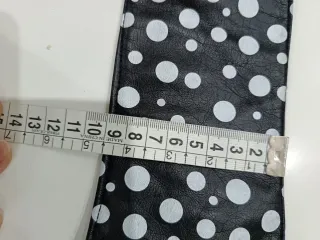 Cintura vintage Vonge Pois Nero Bianco