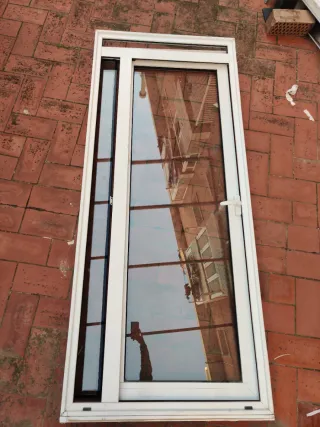 Puerta Balconera Corredera Blanca