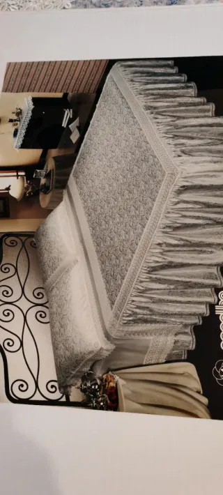 Completo Lenzuola Matrimoniali Copriletto Pizzo