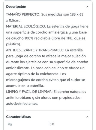 Esterilla Fitness GRANDE Do Your Fitness y corcho