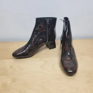 Botines Zara efecto carey