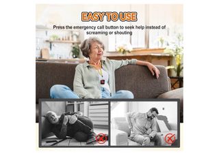 Alarma personal inalámbrica recargable